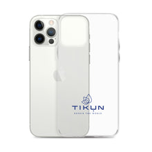 Load image into Gallery viewer, Clear Blue Tikun iPhone Case
