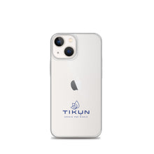 Load image into Gallery viewer, Clear Blue Tikun iPhone Case
